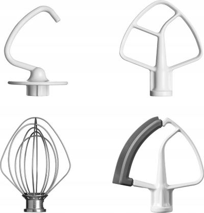 Mikser planetar KitchenAid Artisan 5KSM175PSEDR, 300W, set pastiçerie, rozë