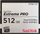 Kartë memorje SanDisk Extreme PRO CFast, 512GB, CFast 2.0