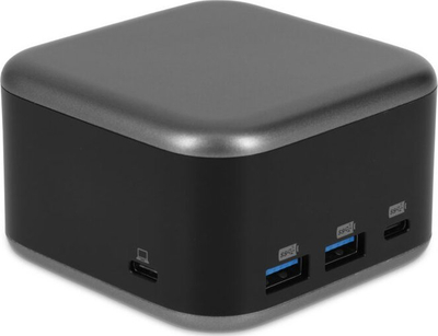 Docking station LMP PowerDock, 5 porta USB C, HDMI 4K, ngjyrë zi-gri