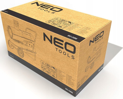 Ngrohës me naftë Neo Tools 90-086, 20 kW, me dalje gaze djegieje, ngjyrë e zezë