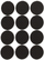 Заштитни перничиња за мебел Dunlop Foam Furniture Pads, сет 12 парчиња, кружни D28, неутрална боја