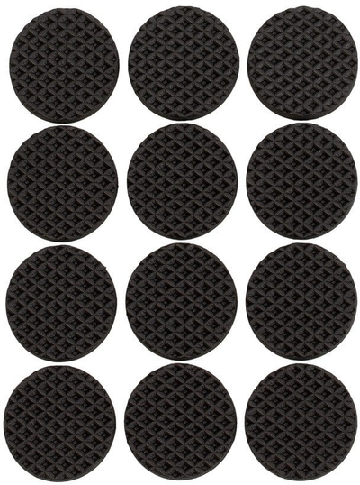 Заштитни перничиња за мебел Dunlop Foam Furniture Pads, сет 12 парчиња, кружни D28, неутрална боја