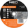 Disk prerës gurësh NEO Tools 57-725, 230 x 3.2 x 22.2 mm, për punë nastrad, portokalli