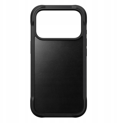Kapak telefoni Nomad Rugged për iPhone 17 Pro, lëkurë Horween, i zi