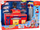 Set lodrash Leantoys Fire Brigade, 6 automjete zjarrfikëse, e kuqe