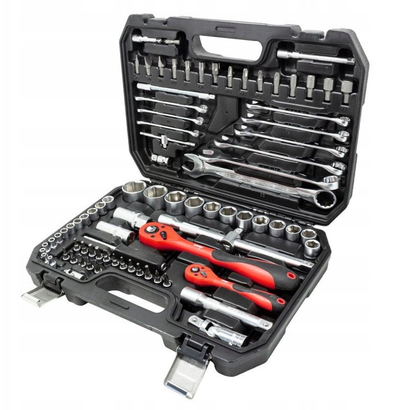 Set çelësash me drita Disen Cr-V 1/2", 32 copa, me valixhe plastike