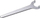 Çelës për brushe këndore Wolfcraft WF2453000, i drejtë, metal
