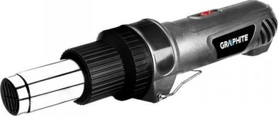 Pistoletë termike Graphite 59G523, 2000W, 350°C 550°C, dorezë e drejtë