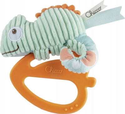 Kafshues për bebe Chicco Chameleon My Sweet Doudou, lodër pelushi, për 3–18 muajsh, shumëngjyrësh