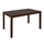 Tryezë ngrënieje Tobias HM0189, 120x75x74 cm, dru fagi, ngjyrë walnut