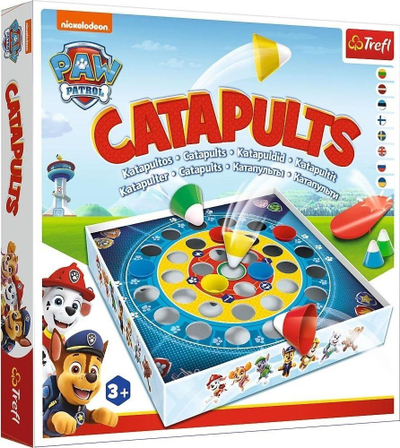 Loje tavoline Trefl PAW Patrol Catapults, për shpi me familje, 3+