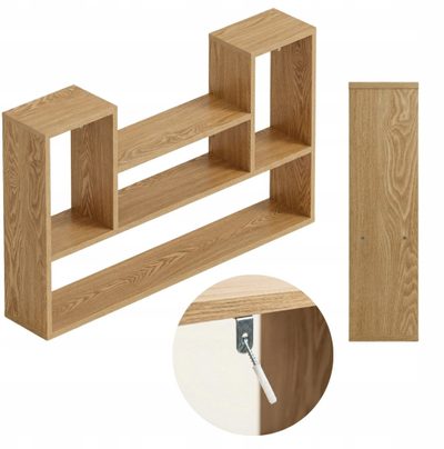 Raft muri Edaxo TALO, 100 x 60 x 16 cm, MDF, dru natyral