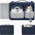 Çantë laptopi Tech-Protect Defender, 13-14", blu e errët (navy)