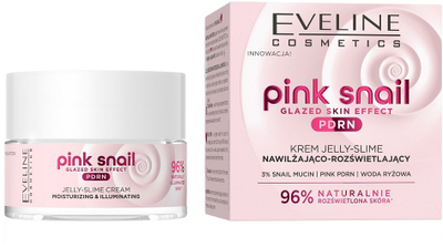 Krem fytyre Eveline Pink Snail Jelly Slime, hidratues, ndriçues, rozë