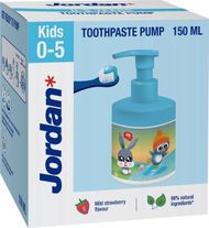 Pasta dhëmbësh Jordan Pump Kids 0-5 vjeç, 150ml, për fëmijë