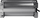 Prizë e integruar tavoline Rotary Lockable, 3x AC, buton ON OFF, inox