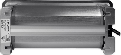 Prizë e integruar tavoline Rotary Lockable, 3x AC, buton ON OFF, inox