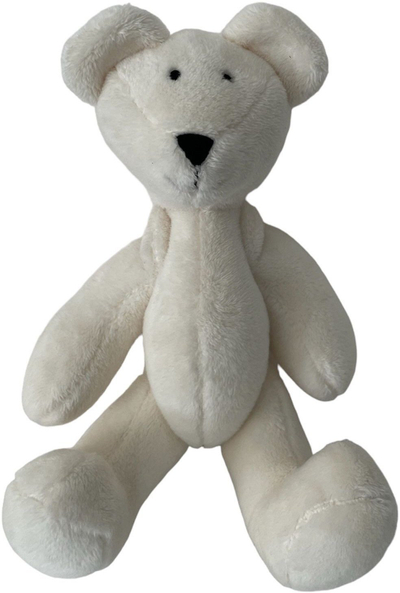 Lodër pelushi Manufaktura Misia Teddy Bear, 23 cm, e bardhë krem