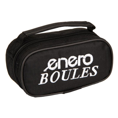 Set topash boules Enero Boules, 2 topa çeliku, kuti najloni, ngjyrë argjendtë