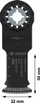 Сечило Bosch DIY PRO AIZ 32 BSPIB, 32mm, за дрво и метал