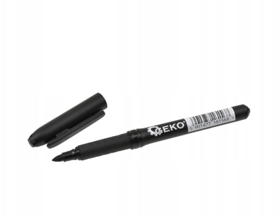 Marker permanent Geko G29020, majë e hollë, i zi