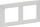 Kornizë Legrand Valena Life 754142, 2 vende, montim horizontal vertikal, ngjyrë Pearl