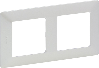 Kornizë Legrand Valena Life 754142, 2 vende, montim horizontal vertikal, ngjyrë Pearl