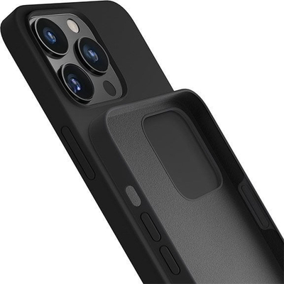 Mbulesë silikoni 3MK Silicone Case iPhone 14 Pro 6.1", e zezë