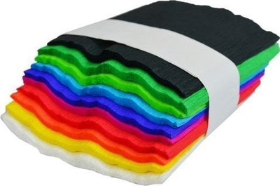 Letër krep SCHEMAT Crepe Tissue Cube, format A6, me ngjyra të përziera