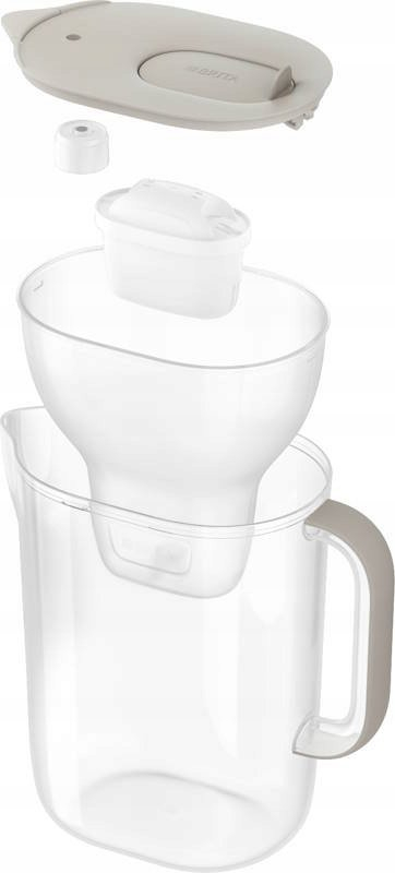 Brokë filtruese Brita Style Essential XL, 3.6L, me filtër MX Pro, ngjyrë rëre