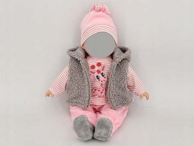 Rroba për kukull Adar, 38 cm, shumëngjyrëshe