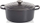 Tenxhere gize Le Creuset Signature Round, me emalim, me kapak, e zezë