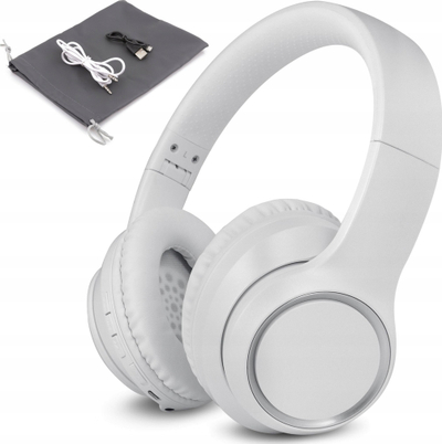 Kufje pa tela Sencor SEP 710BT, Bluetooth 5.0, 30 orë bateri, të bardha
