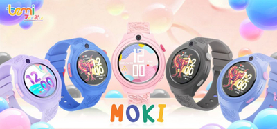 Ora inteligjente për fëmijë Bemi Moki, 1.32", GPS WiFi, gri