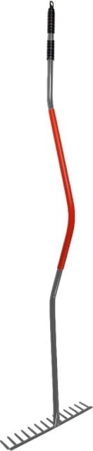 Градинарски грабли AWTools AW00091, 16 заби, метална рачка
