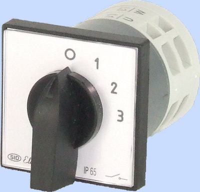 Ndërprerës rrotullues Elektromet Łuk E12-62, 3P 12A, IP65, me pllakë