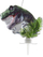 Qiri dekorativ për tortë Godan Metallic Dinosaur, në formë dinosauri, me mbajtëse, shumëngjyrësh