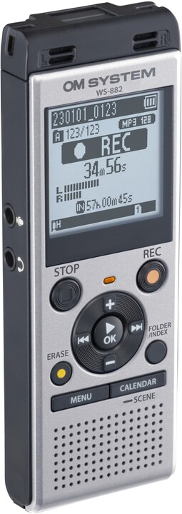 Диктафон Olympus WS-882, сребрена боја