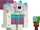 Set lodrash Minecraft Legends Devourer edhe Ranger, 2 figura aksioni, 2 aksesorë, shumëngjyrëshe