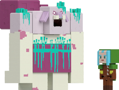 Set lodrash Minecraft Legends Devourer edhe Ranger, 2 figura aksioni, 2 aksesorë, shumëngjyrëshe