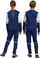 Pantallona treningu për kalamaj adidas Squadra 25 Sweat Jr JD4809, pambuk poliester, me xhepa me zinxhir, blu