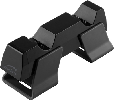 Stacion karikimi Speedlink TWINDOCK, për PS5 DualSense, USB, i zi