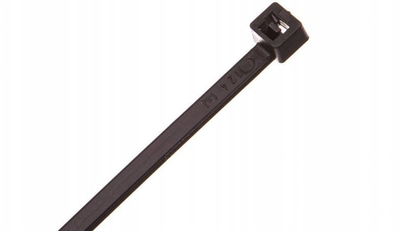 Lidhëse kabllosh THI 4.5x360 mm, plastikë, e zezë