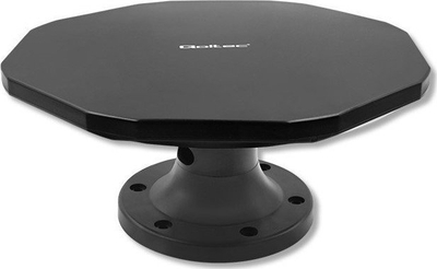 Antene e jashtme Qoltec DVB-T2, VHF UHF, me përforcues, e zezë
