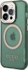 Mbulesë telefoni Guess GUHMP14XHTCMA për iPhone 14 Pro Max 6.7", e fortë, MagSafe, jeshile kaki