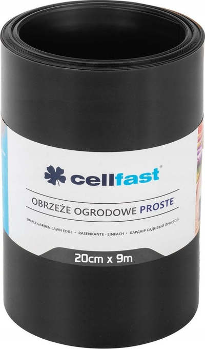 Bordurë kopshti Cellfast Straight, 20 cm x 9 m, jeshile
