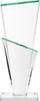 Plaquetë dekorative me xham Double, 32 cm, transparente