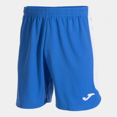 Pantallona të shkurtra sportive Joma Glasgow II Kids, poliestër, Micro Mesh, blu royal me të bardhë