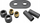 Set mbulues për radiator Vario Term Concealing, rozetë dyshe 3/4" CU, grafit struktural