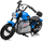 Motoçikletë elektrike për fëmijë YSCY Chopper, 1 sedilje, me pedale, e kaltër